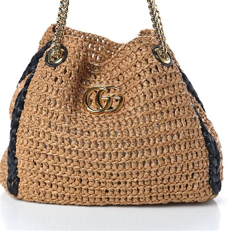 gucci marmont raffia bag|gucci marmont handbags.